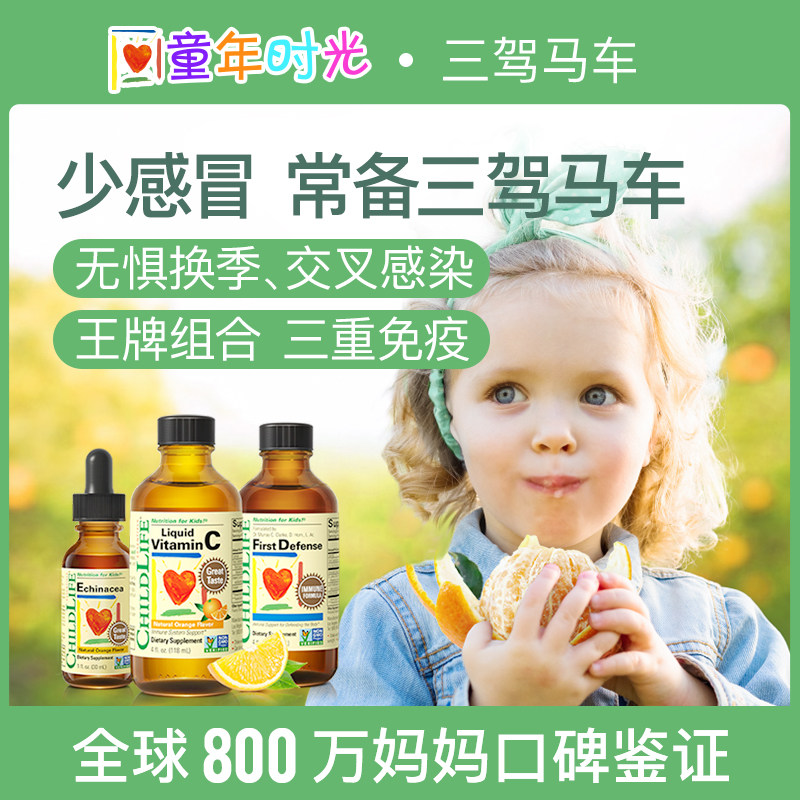 Childhood Time Troika Imported Infant Vitamin C Vitamin Child Resistance