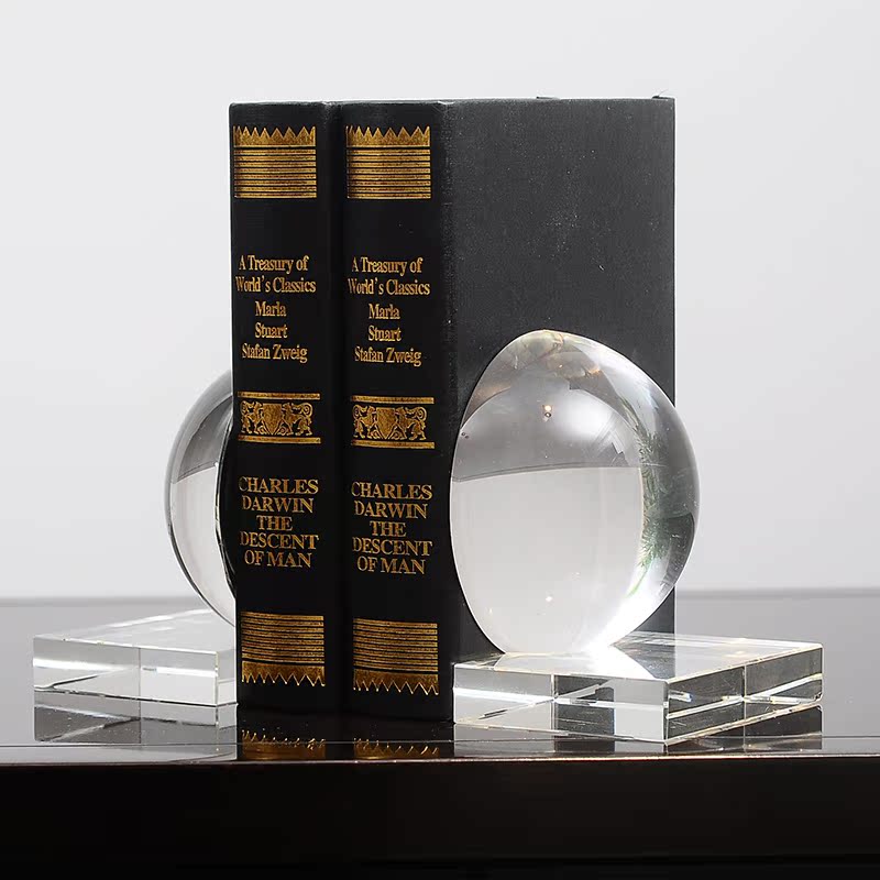 Modern minimalist Eurostyle Light Extravagant Crystal Book Stall Swing sample House Sample House Display Center Book Room Living Room Soft Decoration Furnishing