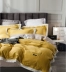 60S Tribute satin cotton dài chủ yếu cotton bốn mảnh vải lanh trải giường Bộ ba mảnh của Mỹ gồm 4 giường đôi cung cấp - Bộ đồ giường bốn mảnh chăn drap gối nệm Bộ đồ giường bốn mảnh