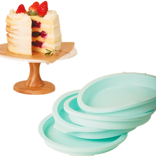Qifeng Cake плесень выпечка дома многослойный радужный силикон -силиконовый не -стающий