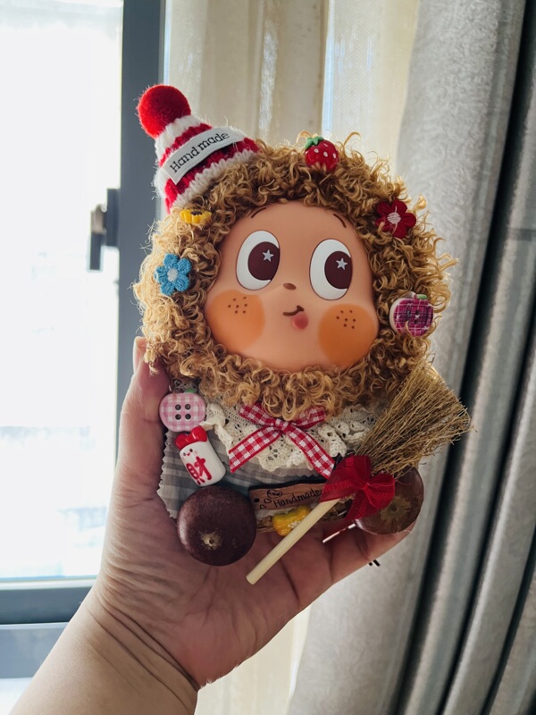Finished Product: Star-Shaped Handmade Yunnan Bean Pod Doll, Creative Niche Home Decor, Hanging Ornament, Graduation Season Gift for Best Friend