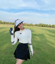 Nouvelle Golf Robe à manches longues manches longues coréenne Body Slim Golf Habillement Women Chinlon Fabric Golf Suit