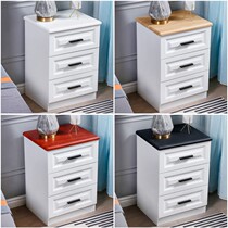 Bedside table Bedroom white simple modern economical storage storage cabinet Simple bedside small household cabinet assembly