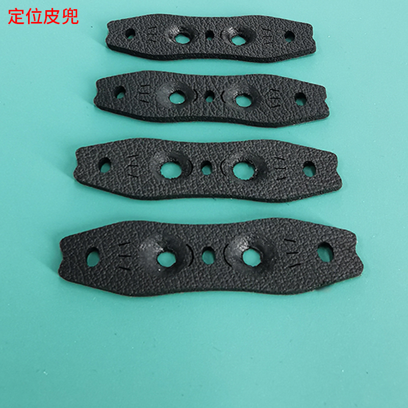 Slingshot Leather Pocket Flat Leather Ultra Fiber Bottom positioning Slingshot Bow Leather Pocket Slingshot Accessories Big special abrasion silenced