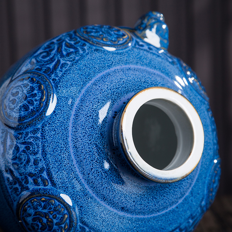The Jar of jingdezhen ceramic household hoard sealing 3/5/10 jin an empty bottle pack old hip mercifully wine