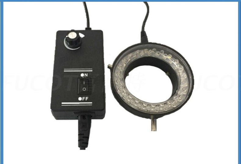 Fucot Microscope light source LED adjustable light source Ring light 7-45X high object distance manual operation