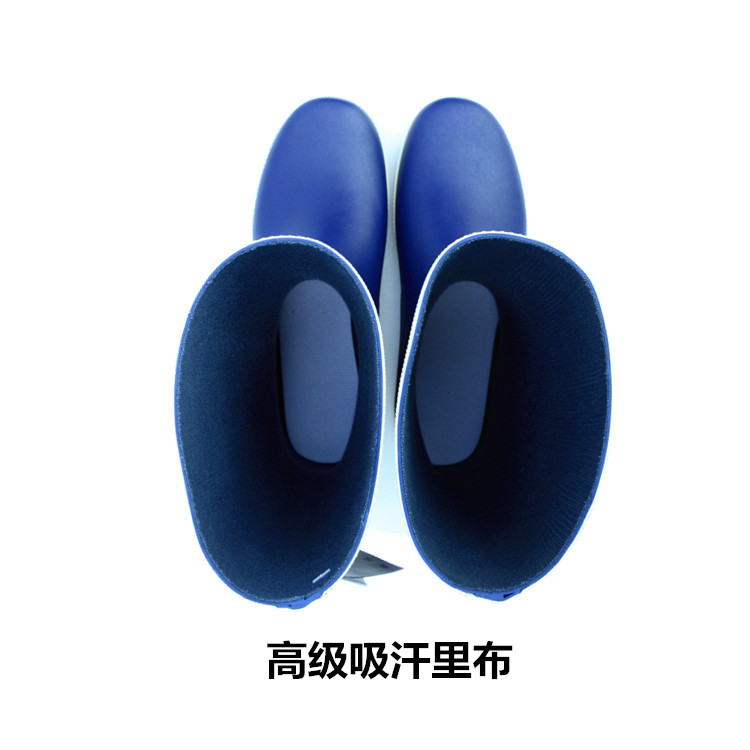 Giày nam mới đi mưa cho nam ống cao su mùa xuân và mùa hè Giày cao su thoáng khí làm việc không thấm nước ủng cá nước bảo hiểm lao động rửa xe - Rainshoes ủng cao su