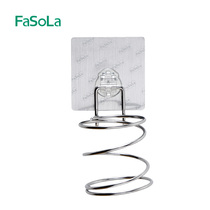 Stainless steel hair dryer Shelf shelve free hook wall-mounted hanger suction cup toilet home hanging wall