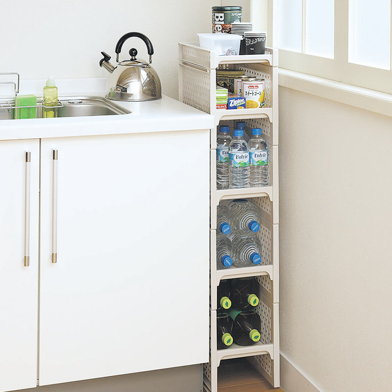 Japan imported combination storage layer rack layer rack home multi-functional stacking kitchen bathroom finishing rack