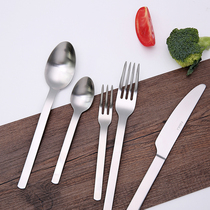 FASOLA Western Dining Cutlery 304 Stainless Steel Sanding Spoon Chopsticks Fork Thickened Steak Knife Fork Full Suit