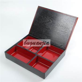 Japanese divided lunch box and business fast food box