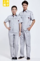 025 с короткими рукавами светло-серый + защита (костюм)