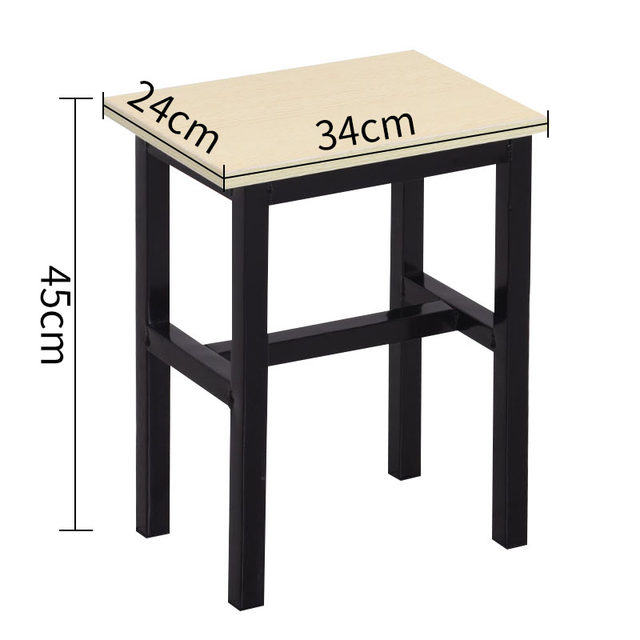 Stool square stool training stool long table stool workshop stool fast food stool fashionable multi-purpose stool small stool simple stool