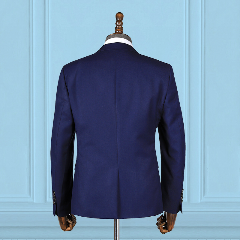 Bộ đồ vest nam mùa thu mới phù hợp với áo khoác màu rắn hoang dã áo comple