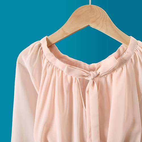 Весеннее платье, осенний летний лонгслив, летняя одежда для принцессы, шифоновая юбка, в западном стиле