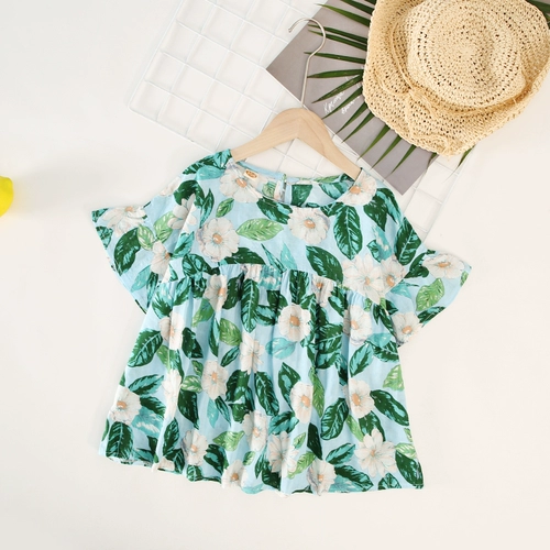 Летний детский комплект, популярно в интернете, в корейском стиле, в западном стиле