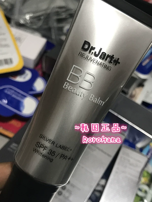 Kem chống nắng Hàn Quốc chính hãng Drjrt + Ti Jiating classic silver BB cream cream concealer Silver tube liquid liquid liquid