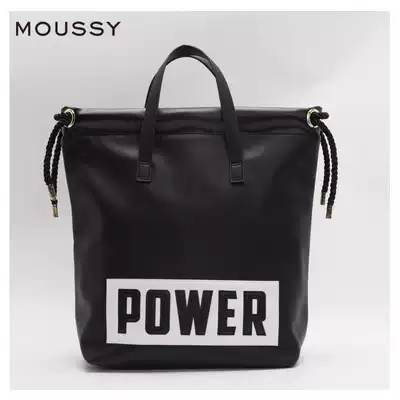 MOUSSY new letter fashion casual handbag shoulder bag female 010BSG51-0640