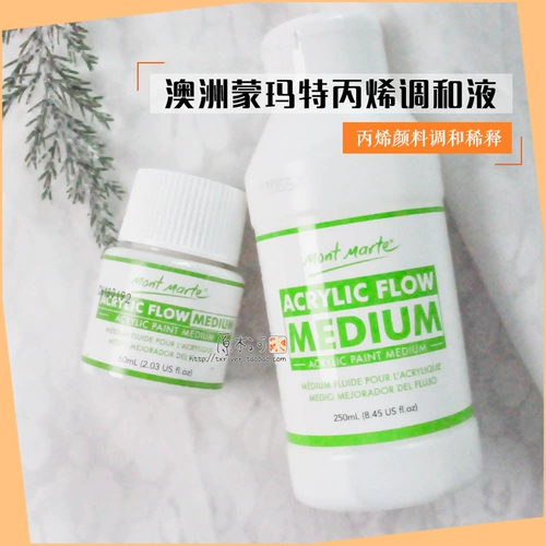 蒙玛特 Жидкость для разбавления жидкости с акрилайн -пигментом увеличивает прозрачность и прикрепление к бегству 250 мл