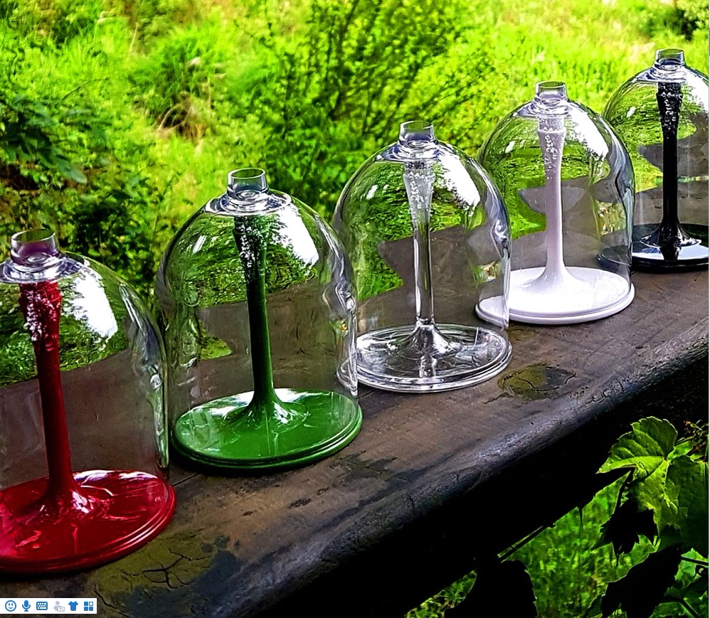 Portable detachable picnic wine glass BOSO goblet outdoor hiking camping carrying cup