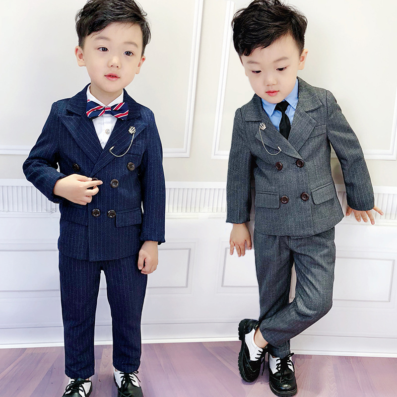 2 Children's baby one-year-old flower girl dresses 3 Boys suits 4 Spring and autumn 5 Children's suits Handsome boy formal wear