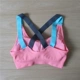 Thể thao áo ngực nữ chống sốc pad ngực cao đàn hồi nhanh khô không có vòng thép yoga vest chạy bộ đồ lót áo ngực thể thao tốt