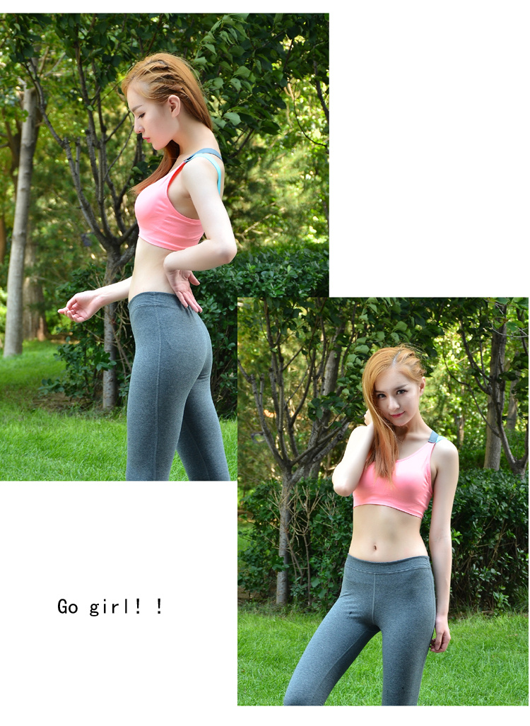 Thể thao áo ngực nữ chống sốc pad ngực cao đàn hồi nhanh khô không có vòng thép yoga vest chạy bộ đồ lót áo thun tập gym