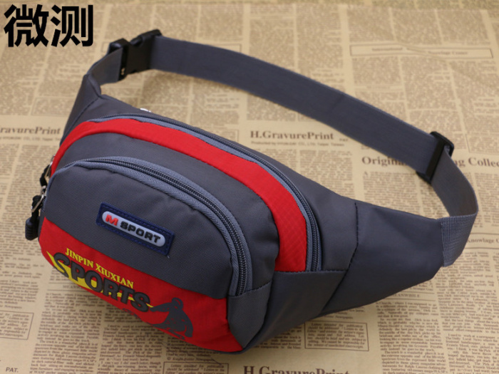 Nylon chống thấm nước nhiều lớp đa chức năng nam giới và phụ nữ túi giải trí thể thao du lịch túi điện thoại di động túi kinh doanh tiền mặt đăng ký tiền 	túi đeo hông đựng điện thoại	