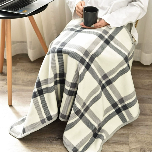 Демисезонная накидка для школьников, флисовое удерживающее тепло одеяло, плащ