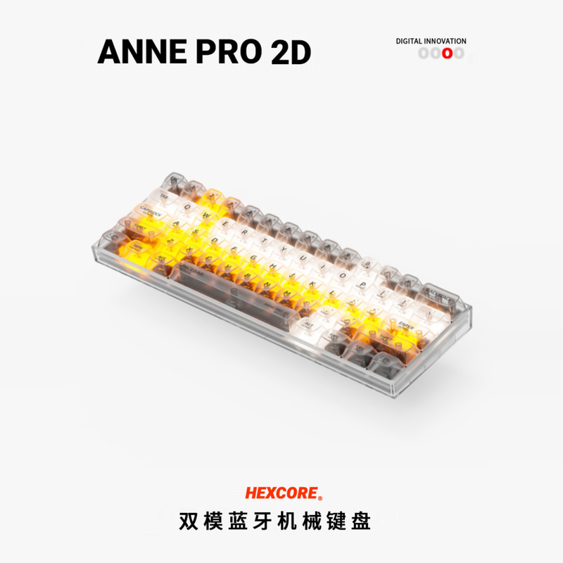 Hexcore Anne Pro 2D Annie Bluetooth Mechanical Keyboard Rgb Backlit 60 Laptop iPad Keyboard
