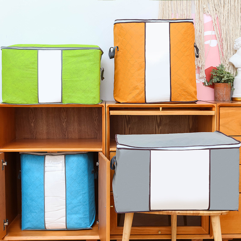 Bag Cashier Bag Finishing Bag Finishing Bag Clothing Cotton Quilted By Moving Luggage Packing Large Clothing Damp-proof Storage Bag