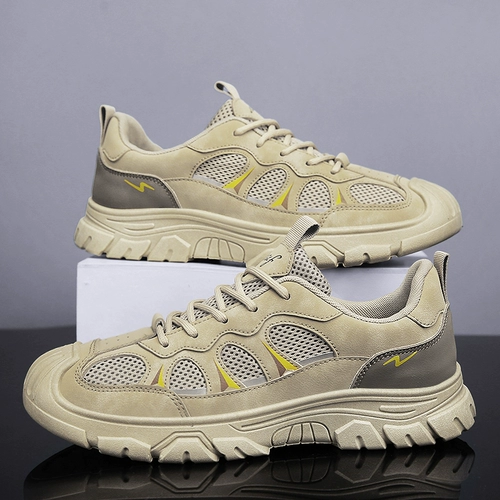 Мужская летняя альпинистская спортивная нескользящая дезодорированная износостойкая рабочая обувь для отдыха