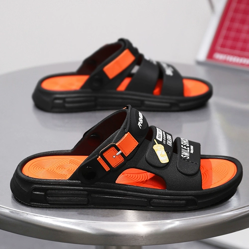 Летние нескользящие спортивные сандалии для отдыха, пляжные тапочки, подходит для подростков