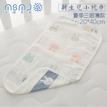 Summer baby pillow towel three-layer thin cotton gauze breathable pillow head scarf baby pillow towel newborn no fluorescence