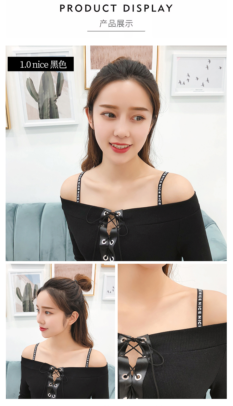 Thư dây đeo vai phụ kiện đồ lót với anti-slip chữ thập sexy vẻ đẹp trở lại trong suốt dây đeo vai đồ lót nữ dây đai vô hình dây đeo áo ngực các mẫu dây áo lót 