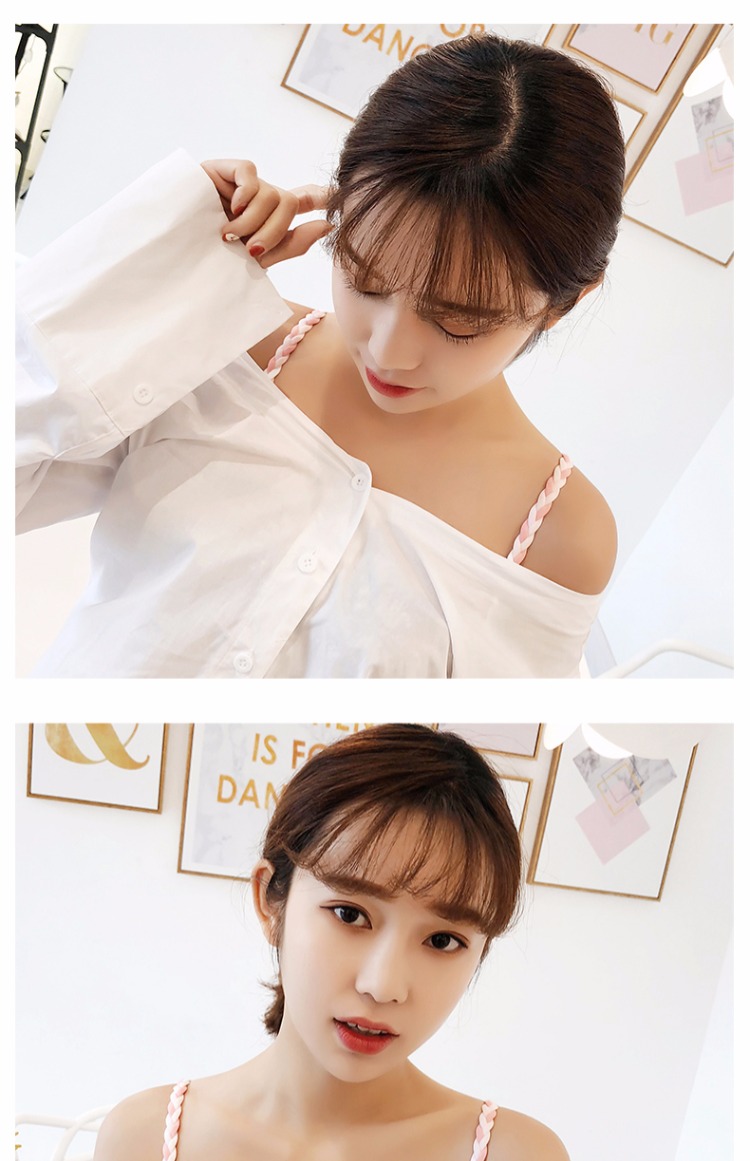 Hàn Quốc handmade xoắn đôi dây đeo vai đàn hồi dây đeo vai gợi cảm phụ kiện đồ lót chống trượt với một dây đeo lưng áo ngực đẹp dây áo hoodie