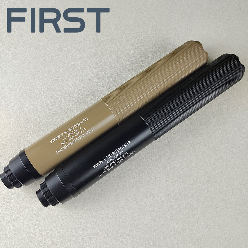 Troy Silenced 14 Inverse Tooth Thread Silenced 16mm Straight Insert Tube 19 Casing Straight Inserts Silenced Fire Cap Decoration Accessories