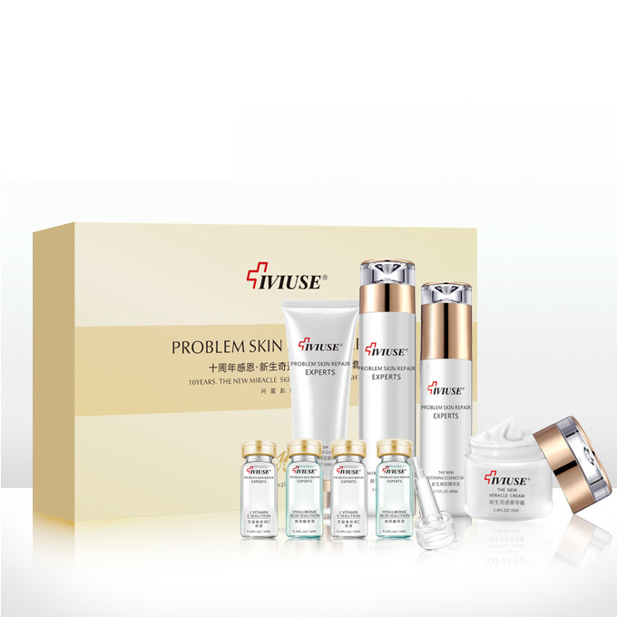 V pose 10 Annual Grateful New Miracle Beauty Skin Cover 8 pieces Bright Skin Moisturizing Moisturizing Suit Vitriolic VC Original