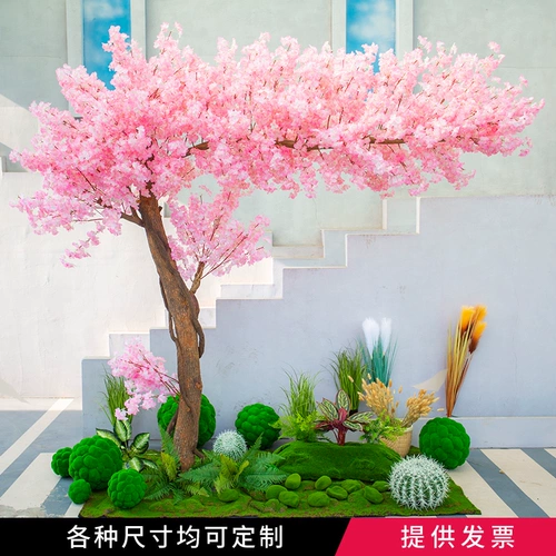 Моделирование вишневого дерева моделирование дерева дерево поддельное дерево Большое персиковое расцвета