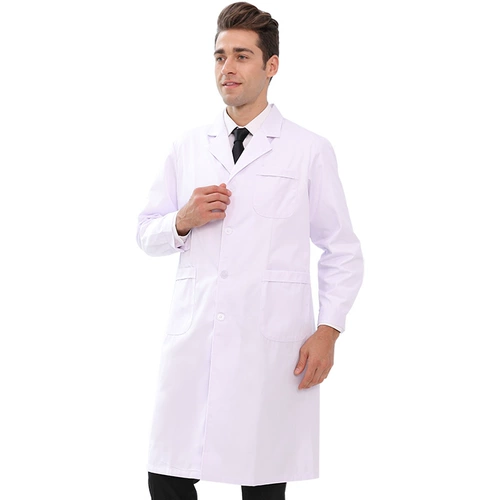 Тонкий белый халат, униформа врача, униформа медсестры для школьников, короткий рукав