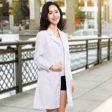 Тонкий белый халат, униформа врача, униформа медсестры для школьников, короткий рукав