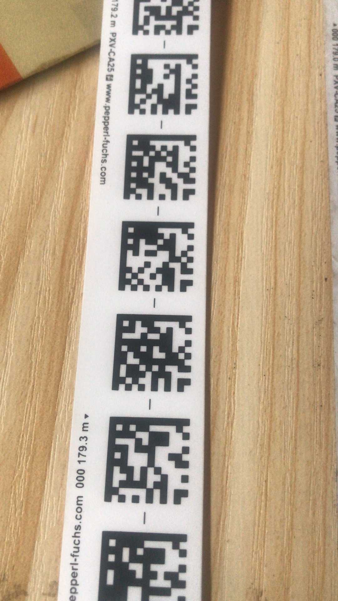 Pepperl+Fuchs PXV matching code belt QR code navigation waterproof and wear-resistant belt back glue RGV shuttle car