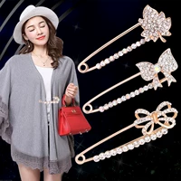 Trâm cài nữ hoang dã chống cardigan đơn giản cá tính pin nhỏ áo len nhẹ Hàn Quốc trâm cài khăn choàng sáng tạo trang trí khóa cài áo vest