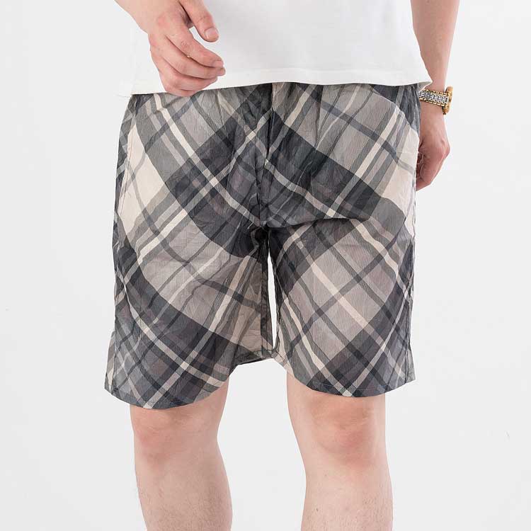 Mùa hè quần cotton nam kẻ sọc nhỏ quần short kẻ sọc nam quần rộng năm quần lớn 衩 nhà thường mặc quần nam quần nam đẹp