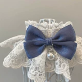 Шарф, аксессуар, чокер, колокольчик с бантиком, кружевная галстук-бабочка, нагрудник, слюнявчик, ожерелье, кот, домашний питомец