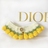 Брендовый японский нагрудник, слюнявчик ручной работы, шарф, в цветочек