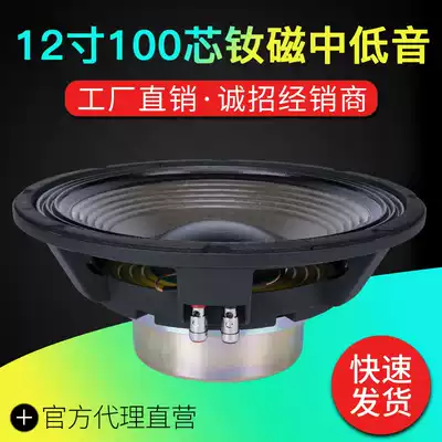 Neodymium magnetic 12 inch full frequency bass speaker 97 magnetic 100 core high power ktv stage line array professional audio 1000W