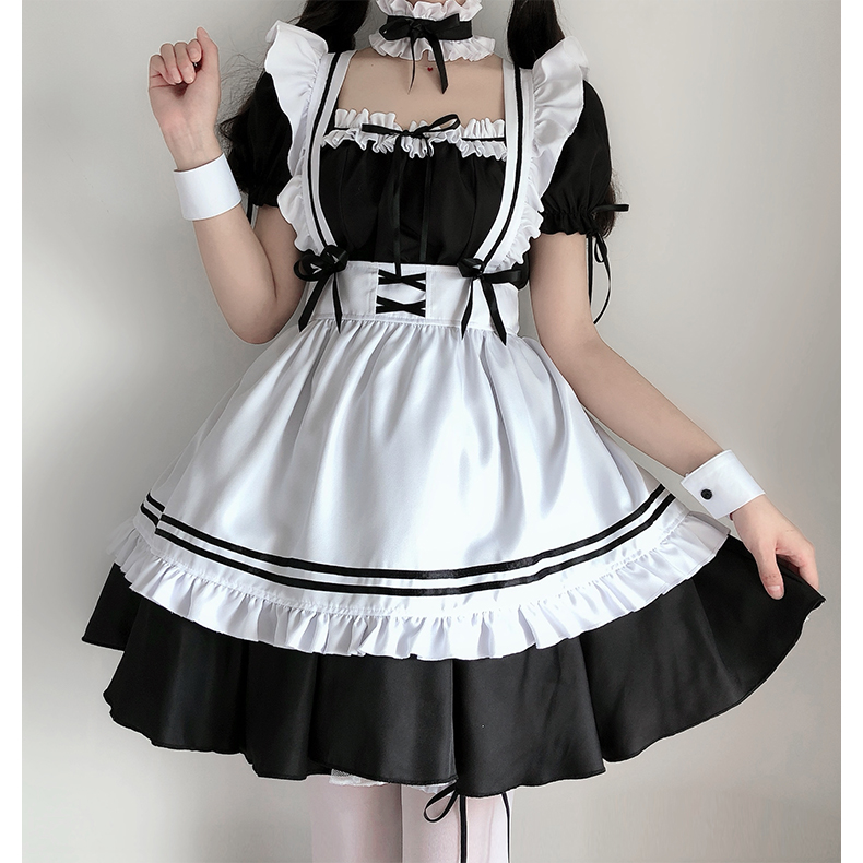Maid outfit Japanese cos cute student women's clothing Big brother dress Lolita maid suit two dimensional clothing