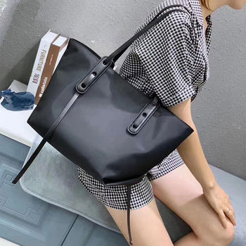 2022 new women's bags, large bags, commuter bags, briefcases, simple and versatile hand-held shoulder bags, large-capacity canvas bags