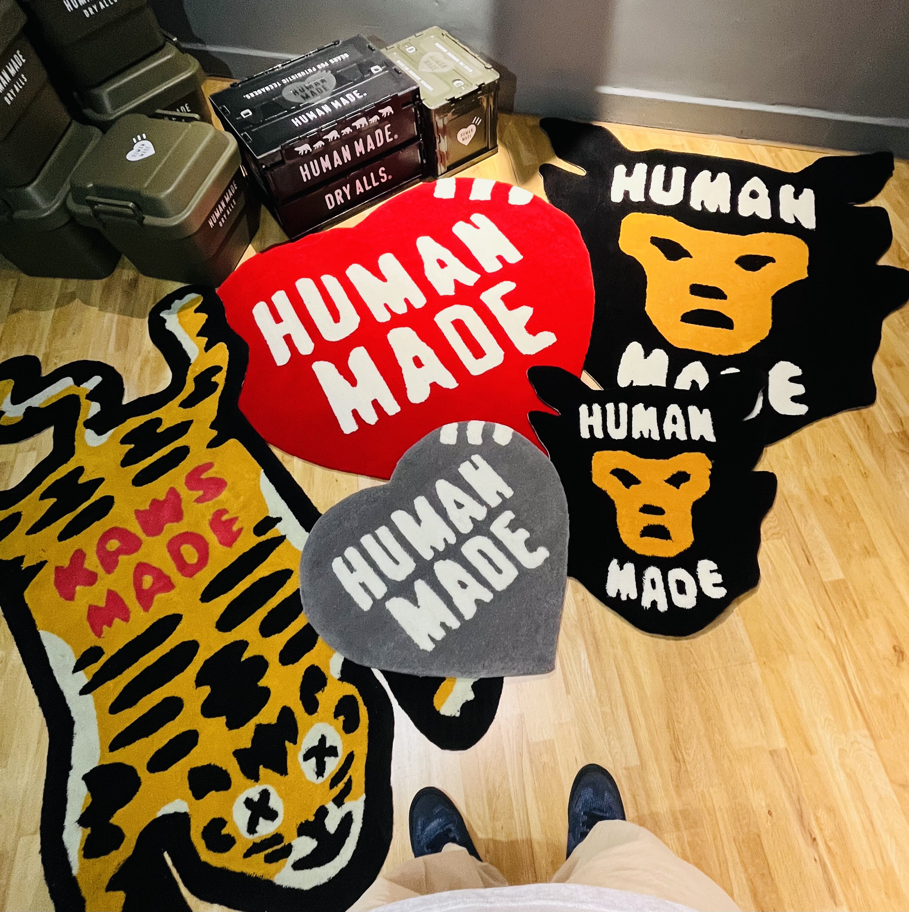 HUMANMADE HEART RUG love carpet 22ss new